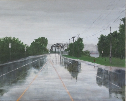 Rainy Day at Louise Bridge